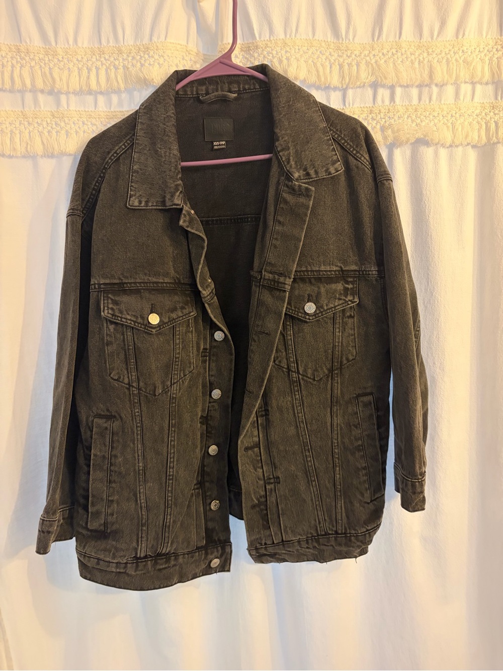 BDG Black Washed Denim Jean Jacket